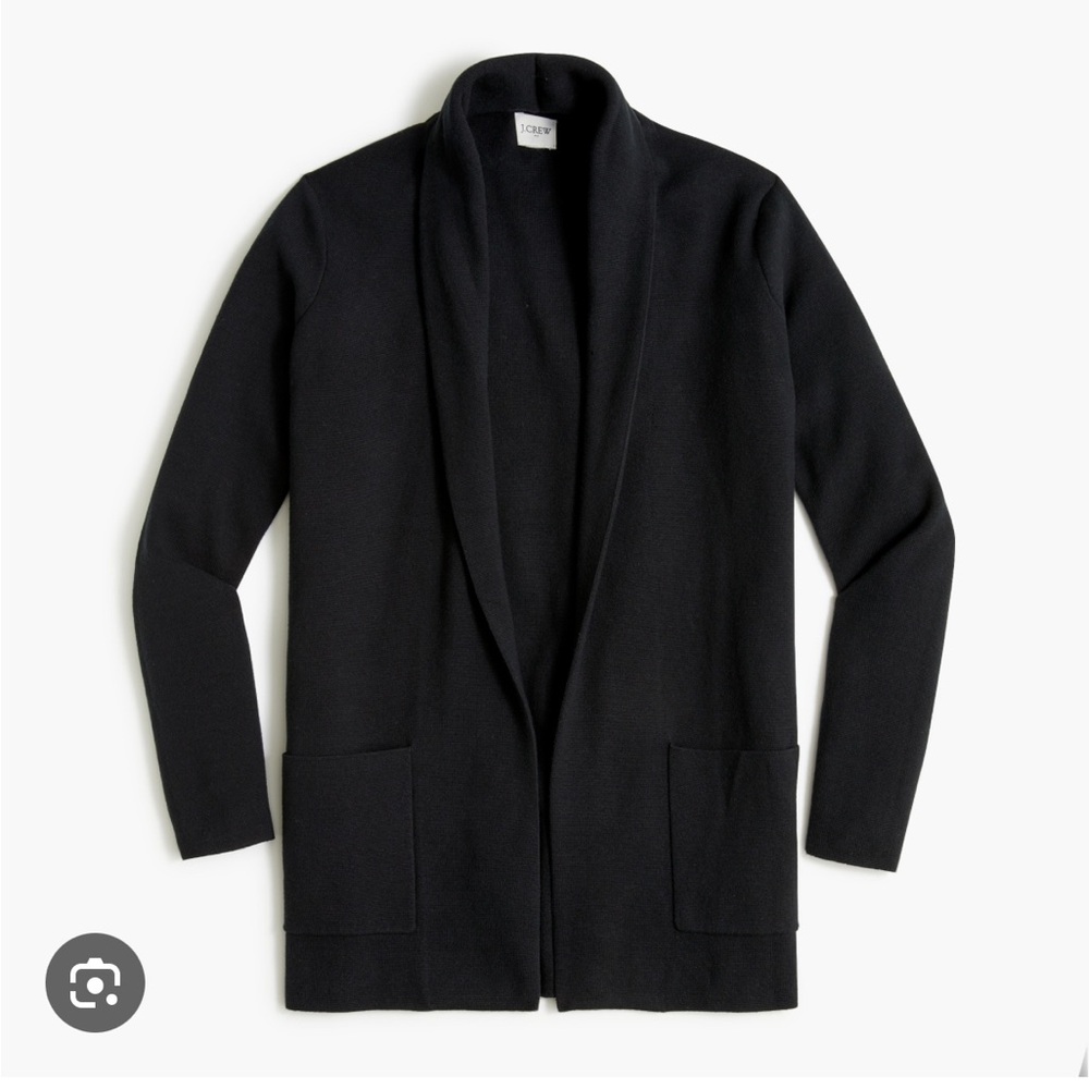 JCrew Cotton Chelsea Sweater Blazer Jacket, PM, NWT shawl collar